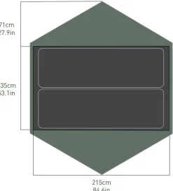 Sea To Summit Ikos TR2 Tent - Laurel Wreath