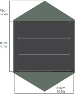 Sea To Summit Ikos TR3 Tent - Laurel Wreath