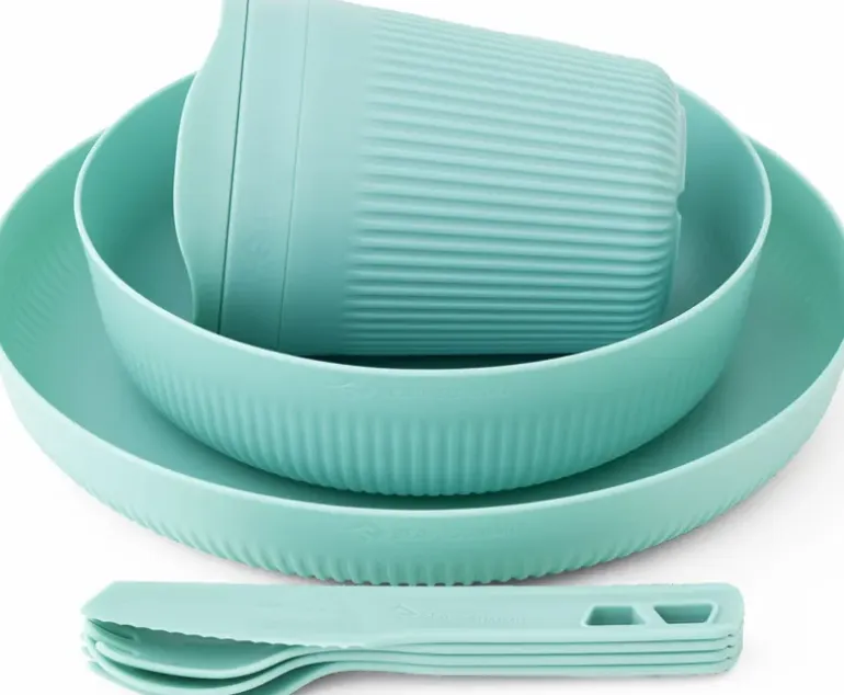 Sea To Summit Passage Dinnerware Set - 1P - 7 Piece - Aqua Sea