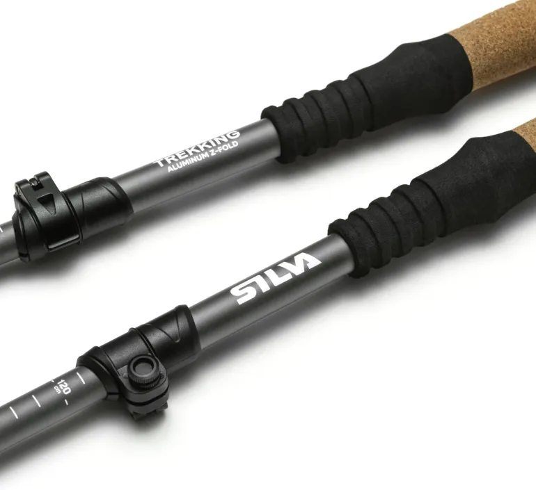 SILVA Trekking Poles Aluminum Z-fold - Grey