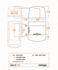 Vango Cove III Low DriveAway Awning