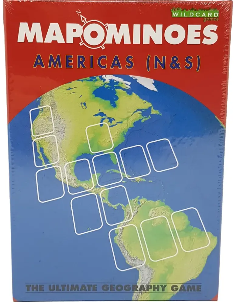 Wildcard Games Mapominoes - The Ultimate Geography Game - Americas