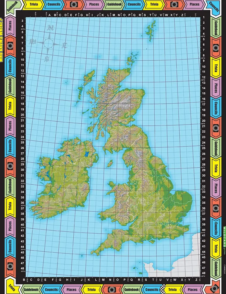 Wildcard Games Who Knows Where - UK and Ireland Game