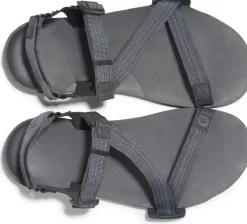 Xero Shoes Mens Z-Trail EV Sandals - Steel Gray-Asphalt