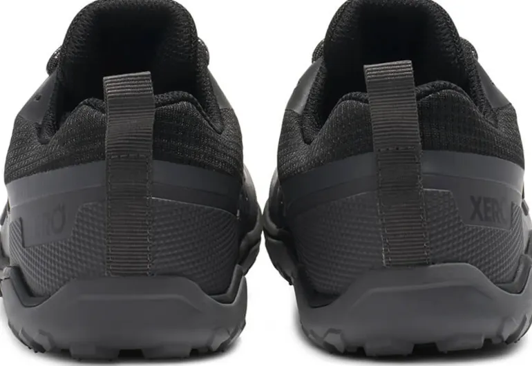 Xero Shoes Womens Scrambler Trail Low WP Shoe - Black-Asphalt