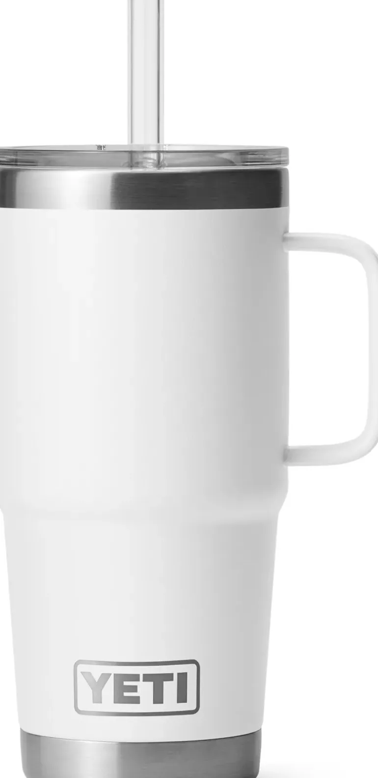 YETI Rambler 25oz Straw Mug - White